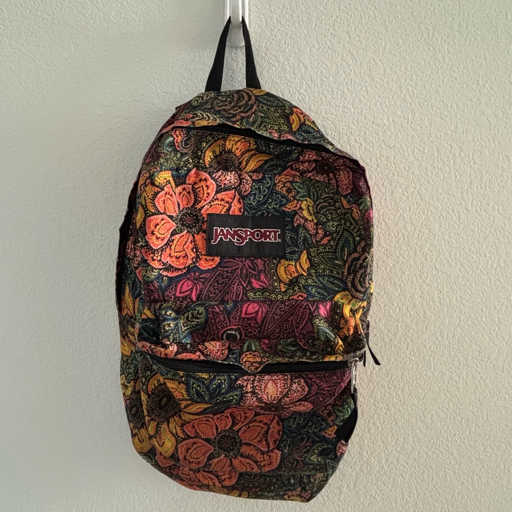 Jansport Colorful Floral Backpack